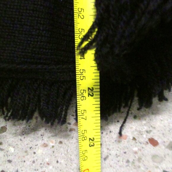 HIGH Womens S Navy Blue Wool Turtleneck Short Sweater Long Sleeve Lightweight - Picture 16 of 16